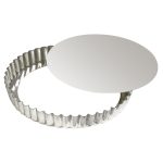 Tourtière fer blanc fond amovible Ø 300 MM