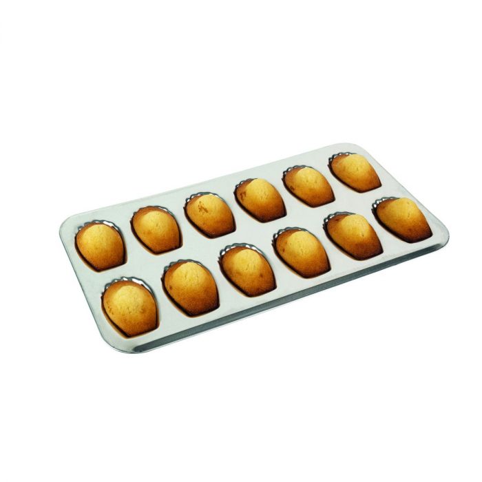 Plaque 12 madeleines fer blanc – Image 2