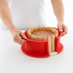 Moule charlotte 18 cm démontable rouge – Image 2