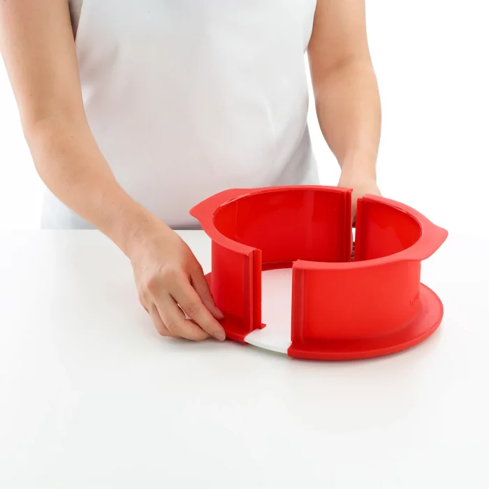 Moule charlotte 18 cm démontable rouge – Image 3