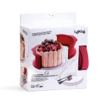 Moule charlotte 18 cm démontable rouge – Image 8