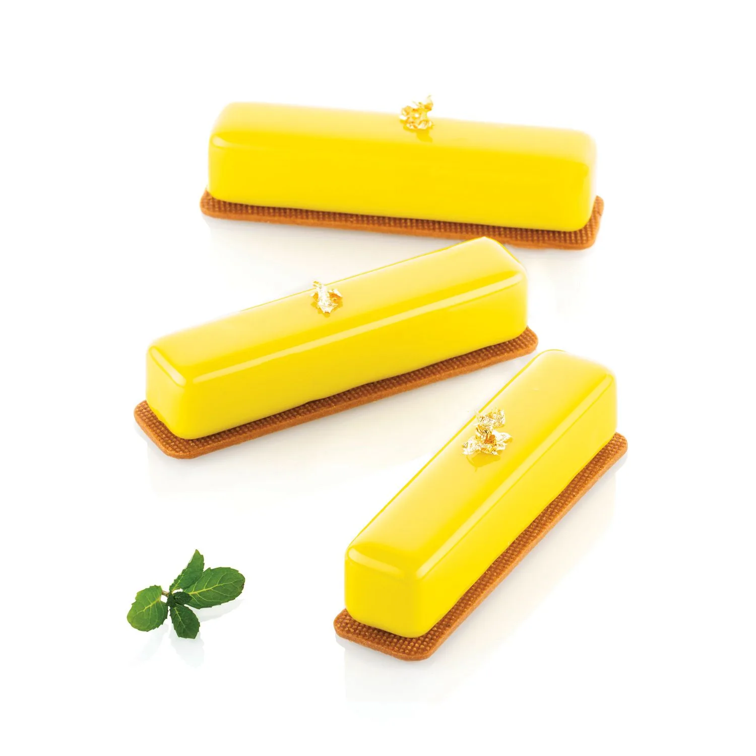 36.344.87.0065_STRIPE_ECLAIR_95_FINITO_1 (1) Moule silicone Stripe Eclair 130 x 28 H 28 MM 95 ML – Image 1
