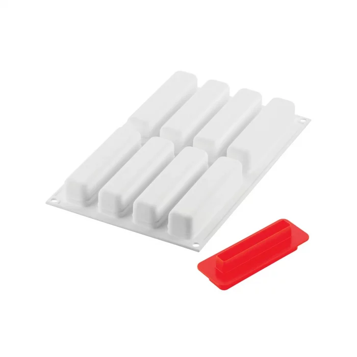 Moule silicone Stripe Eclair 130 x 28 H 28 MM 95 ML – Image 5