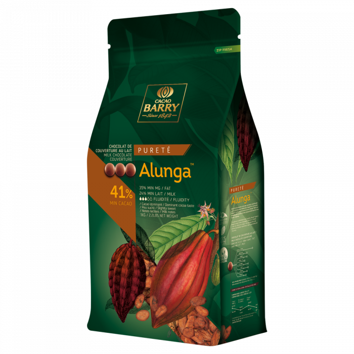 Chocolat Barry Alunga Lait 41% 1kg – Image 3