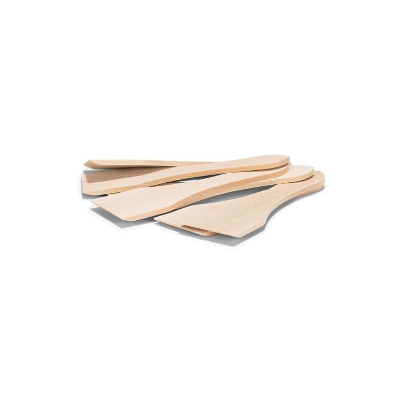 8712187931351 Lot de 6 spatules à raclette bois 13 CM – Image 1