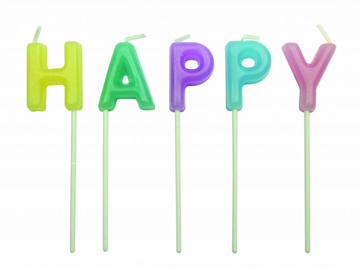 Bougies Happy Birthday pastel /13 – Image 2