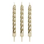 Bougies twist dorée set/10 – Image 2