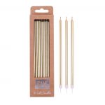 Bougies dorée 18 CM set/16 – Image 2