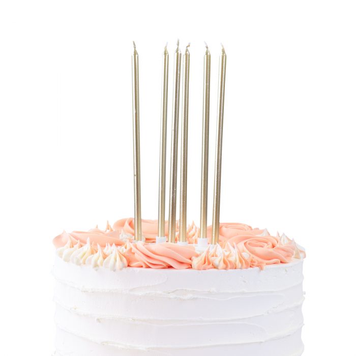 Bougies dorée 18 CM set/16 – Image 6