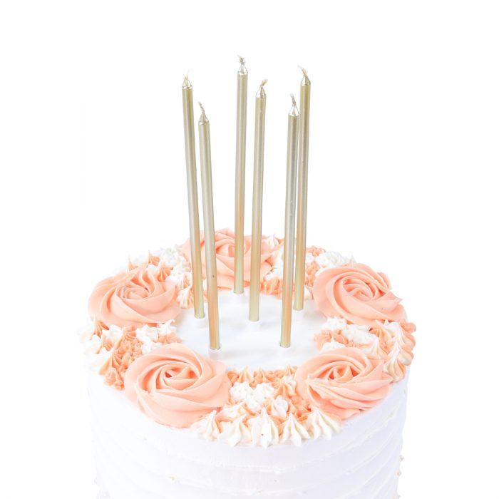 Bougies dorée 18 CM set/16 – Image 3