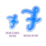 Fun Fonts - Cupcakes and Cookies Stamping Set 66pcs – Image 3