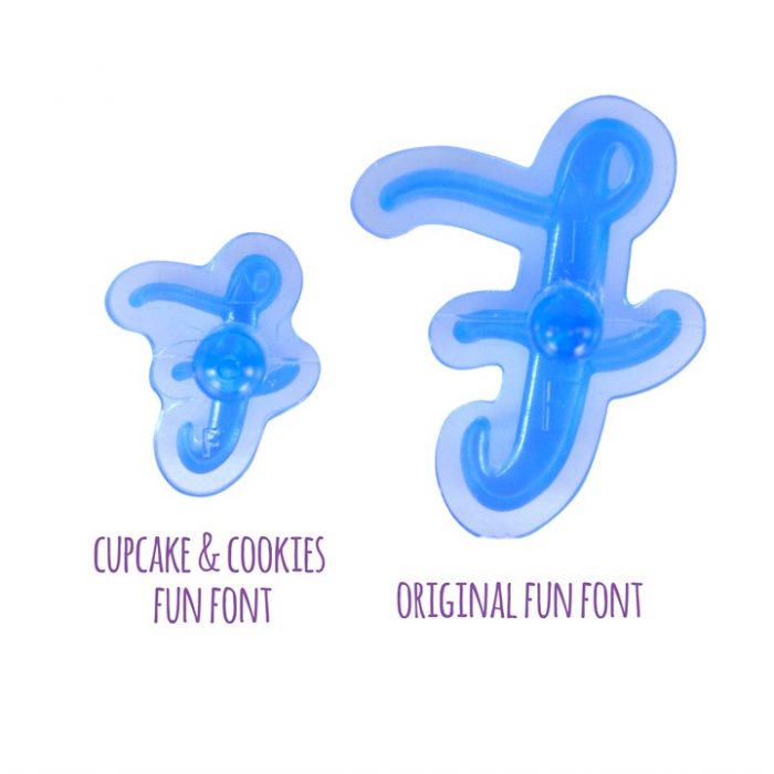 Fun Fonts - Cupcakes and Cookies Stamping Set 66pcs – Image 3