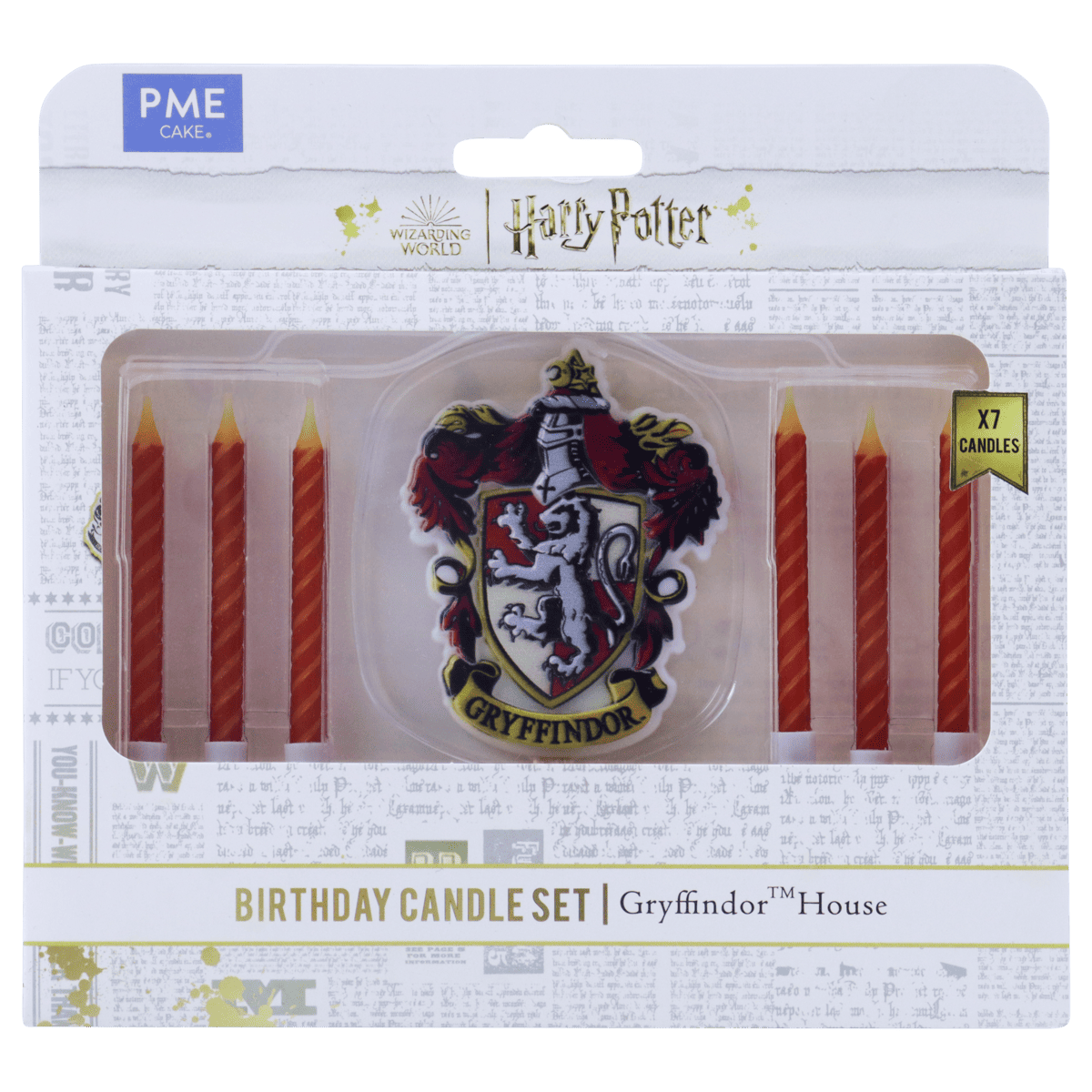 HPH113-001-Front Set de Bougies Gryffondor Harry Potter /7 – Image 1