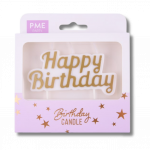 Bougies Birthday Candle Or