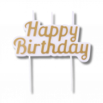 Bougies Birthday Candle Or – Image 2