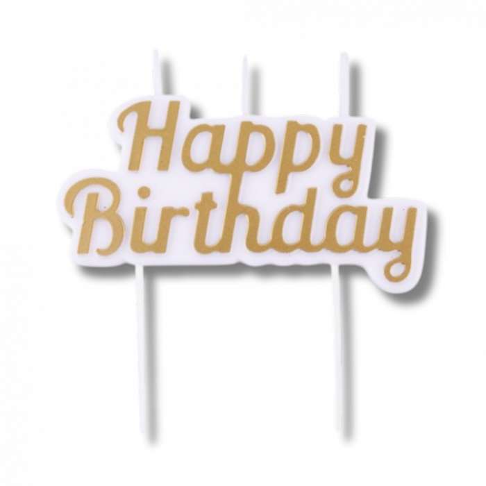 Bougies Birthday Candle Or – Image 2