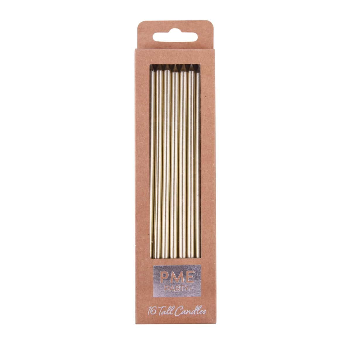 ca095 a Bougies dorée 18 CM set/16 – Image 1