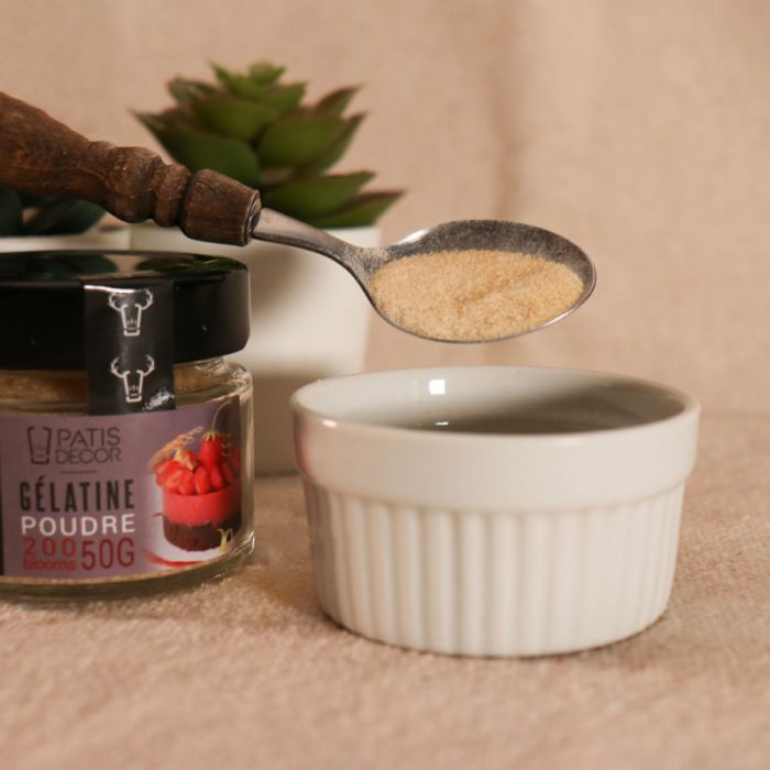 Gélatine bovine poudre 200 blooms 50 G – Image 2