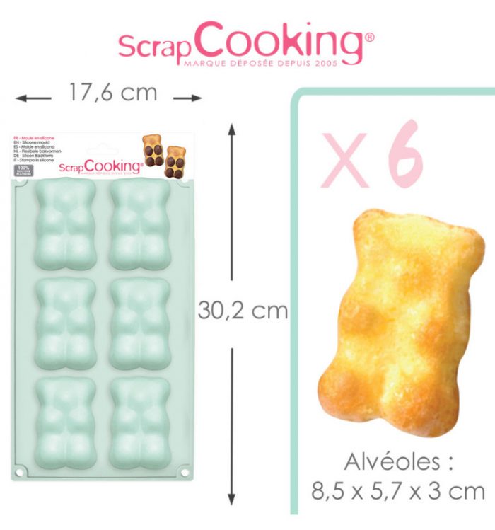 Moule silicone ourson X6 – Image 3