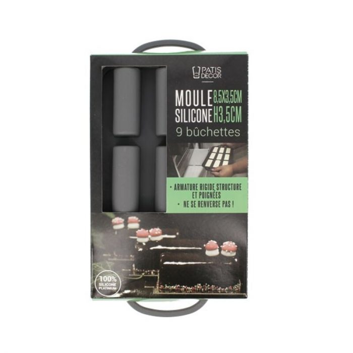 Moule silicone mini-buches x9 8,5 x 3,5 H 3,5 CM – Image 3