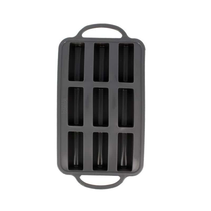 moule-silicone-9-buchettes-patisdecor Moule silicone mini-buches x9 8,5 x 3,5 H 3,5 CM – Image 1