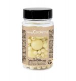 Sachet de décors perles chocolat blanc et doré 50g – Image 4