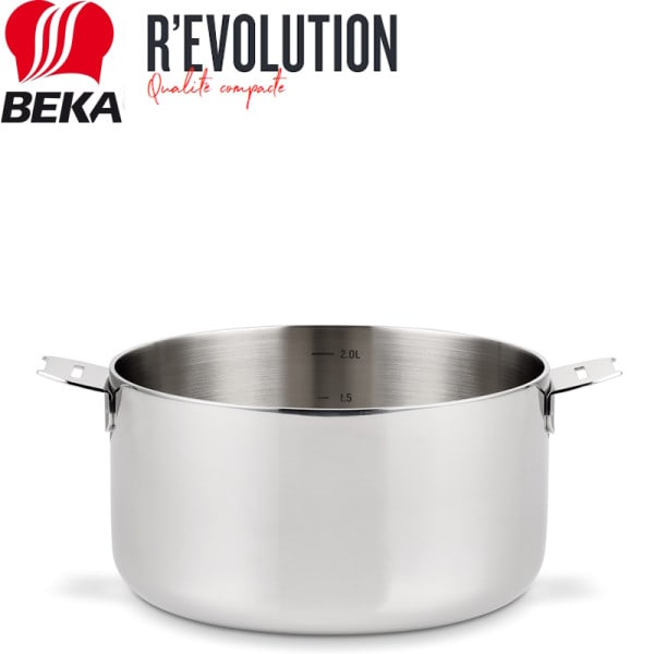 revolution-casserole-beka R'Evolution Corps de Casserole Inox Tri-Plis 14cm – Image 1