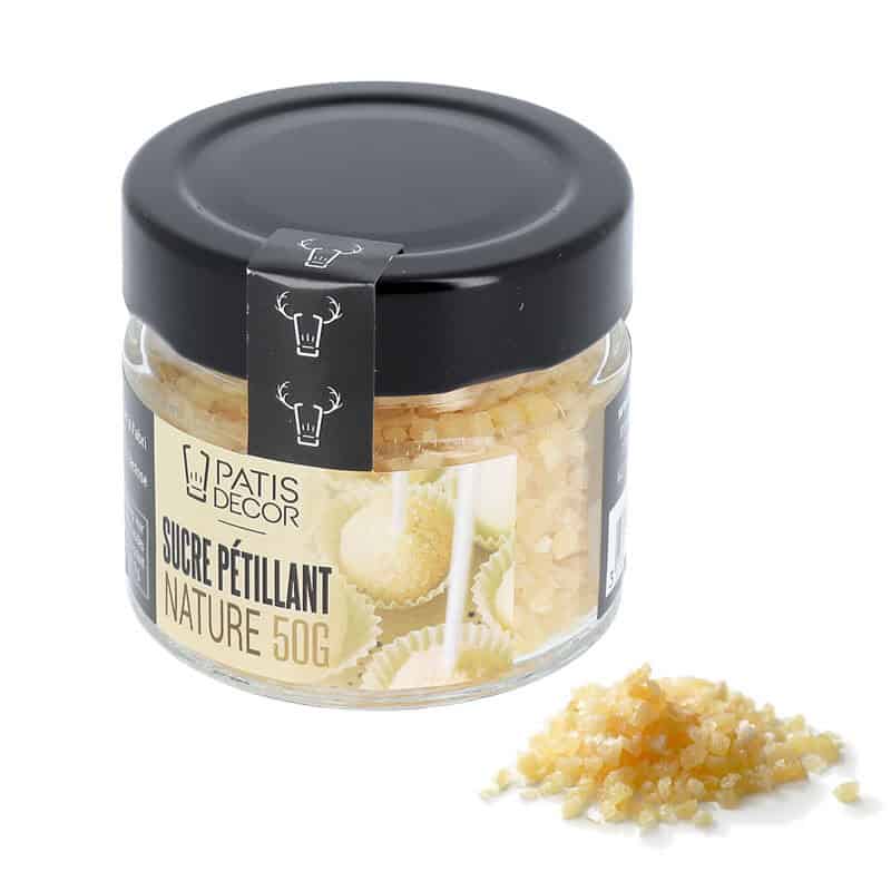 sucre-petillant-nature-patisdecor-50-g Sucre pétillant nature 50G – Image 1