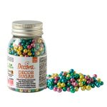 Perles sucre Couleur Métalisées 5 mm 100gr