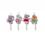 Bougie Peppa Pig 4 personnages