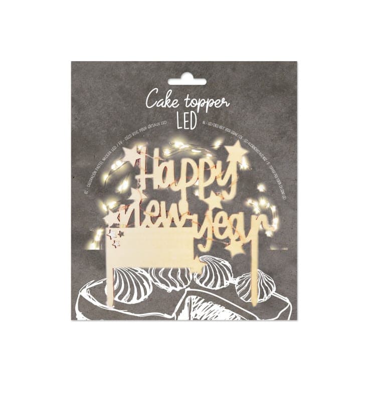 cake-topper-led-happy-new-year Cake topper led Happy New Year grand modèle – Image 1