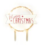Cake topper led Merry Christmas – Image 3