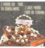 Cake topper led Merry Christmas – Image 4