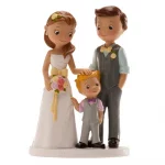 Figurine Mariés + petit garçon