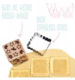 Tampons pour biscuits bois Sorcier + découpoir – Image 4