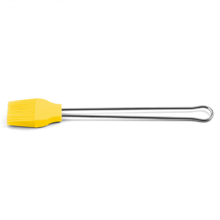 Pinceau Silicone Manche Inox Jaune – Image 2