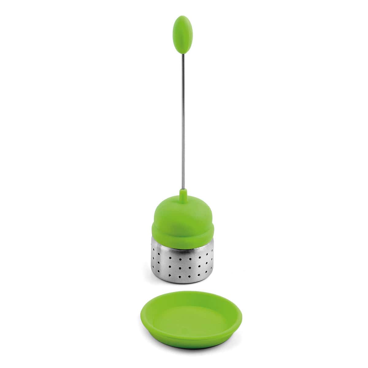 13362_01_Teebrueher_Edelstahl_Silikon_gruen_Karl_Weis Boule à thé silicone/inox vert – Image 1