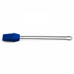 Pinceau Silicone Manche Inox Bleu