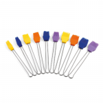 Pinceau Silicone Manche Inox Violet – Image 2