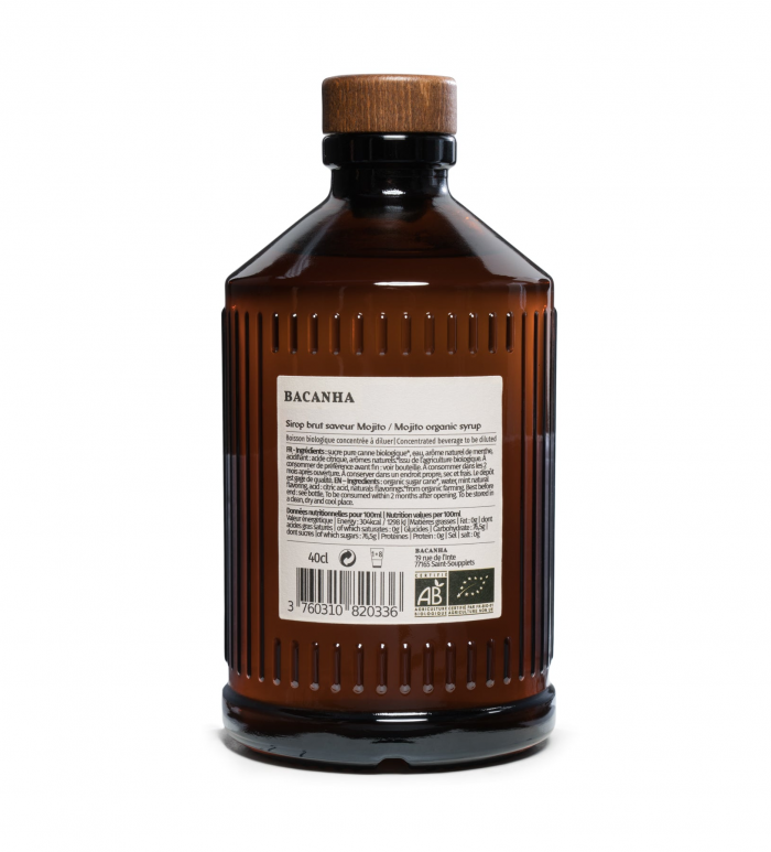 Sirop Mojito bio bouteille verre 40cl – Image 2