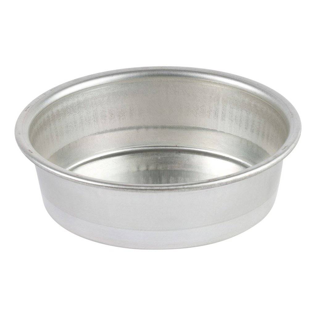 123740_packshot_13 Manqué rond uni - bordé - fer blanc - Ø 200/175 - H 45 MM – Image 1