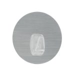 Crochet statique U-FIX Ø 8,5cm coloris silver