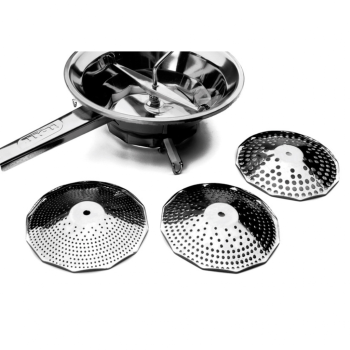 Presse Purée avec 3 disques en acier inoxydable 20 cm – Image 2