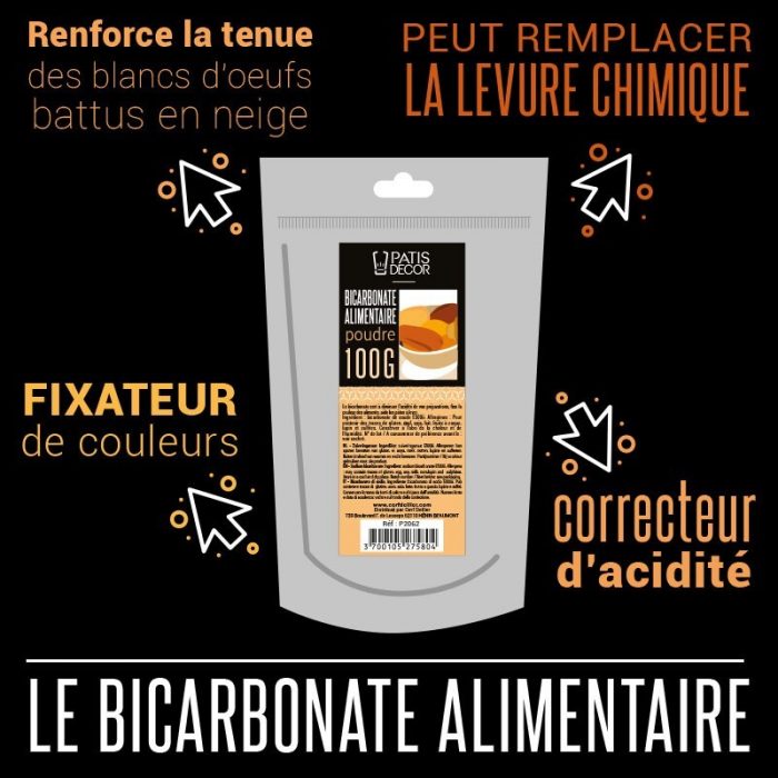 Bicarbonate Alimentaire 100g – Image 2