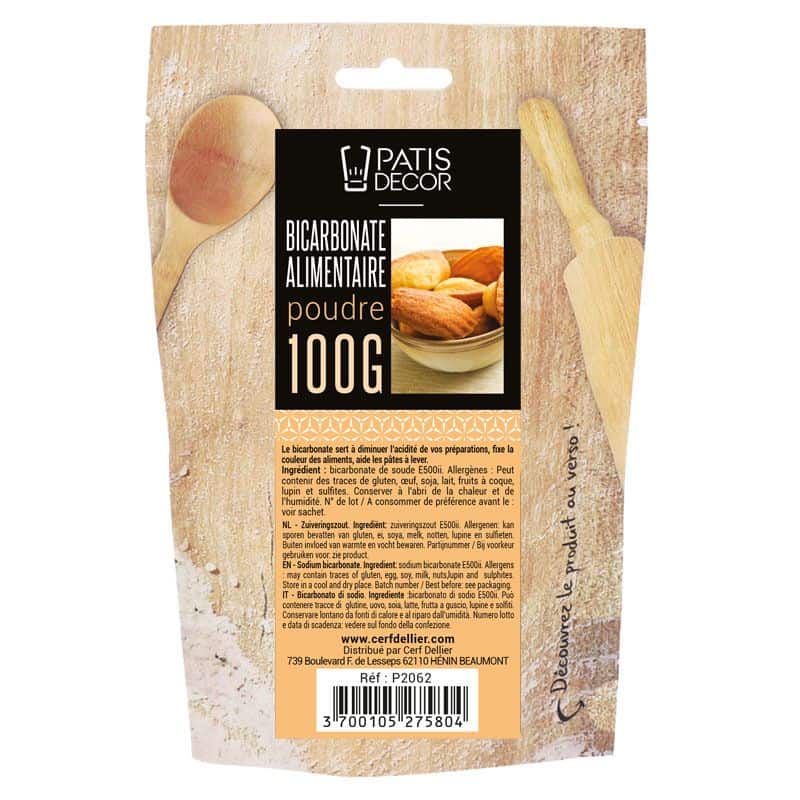 bicarbonate-alimentaire-patisdecor-100-g Bicarbonate Alimentaire 100g – Image 1