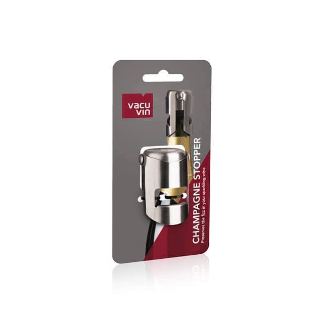 bouchon-a-champagne-en-acier-brosse (1) Bouchon à champagne – Image 1