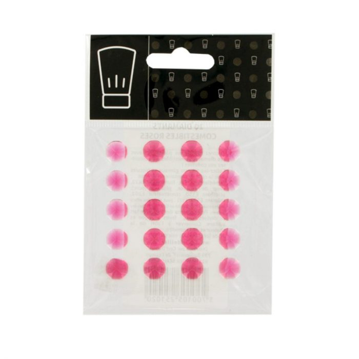 20 diamants comestibles Roses – Image 2