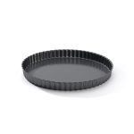 Moule à tarte cannelé anti adhésif à fond fixe Ø 280 H 30 MM