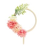Cake topper bois fleurs