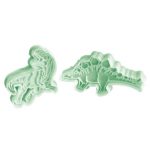 2 découpoirs éjecteurs Dinosaure